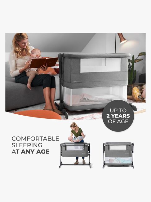 Kinderkraft NESTE GROW Bedside Crib, Beige