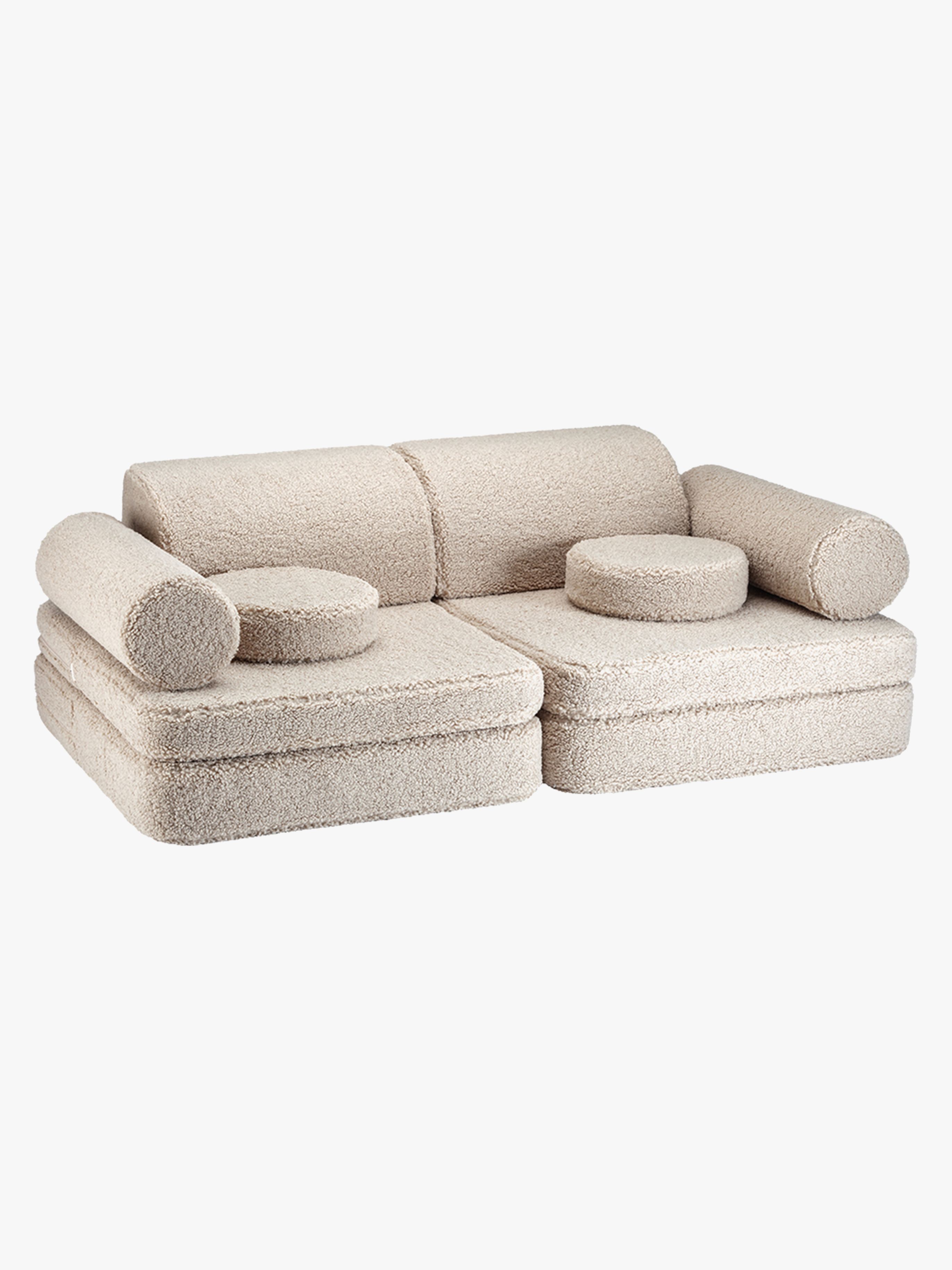 Wigiwama Play Bygbar Sofa 272x156 cm, Biscuit, Børnemøbler, Indretning børneværelse