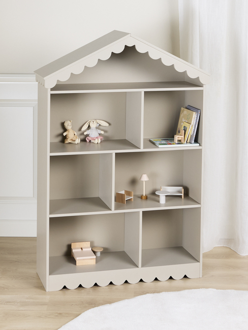 Alice & Fox Dune Bogreol & Dukkehus, Greige