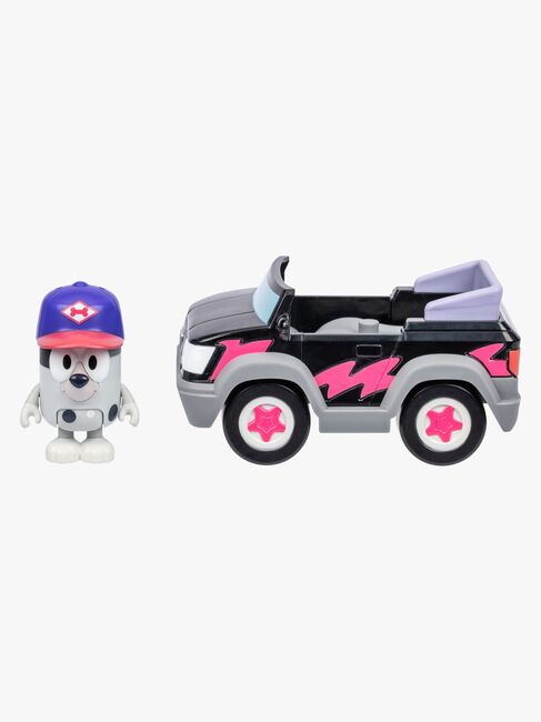 Bluey Figur med Transportmiddel Muffin