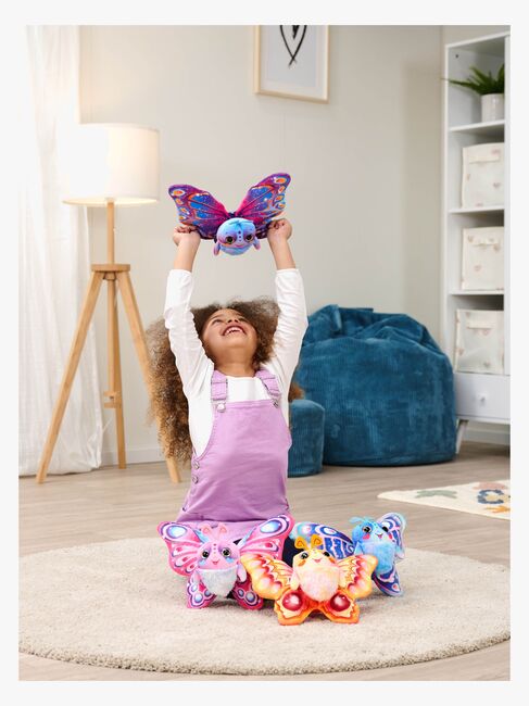 Fluffyfly Bamse Sommerfugl, Pink