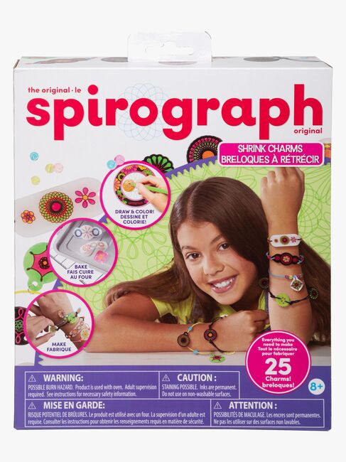 Spirograph Shrink Charms DIY-sæt