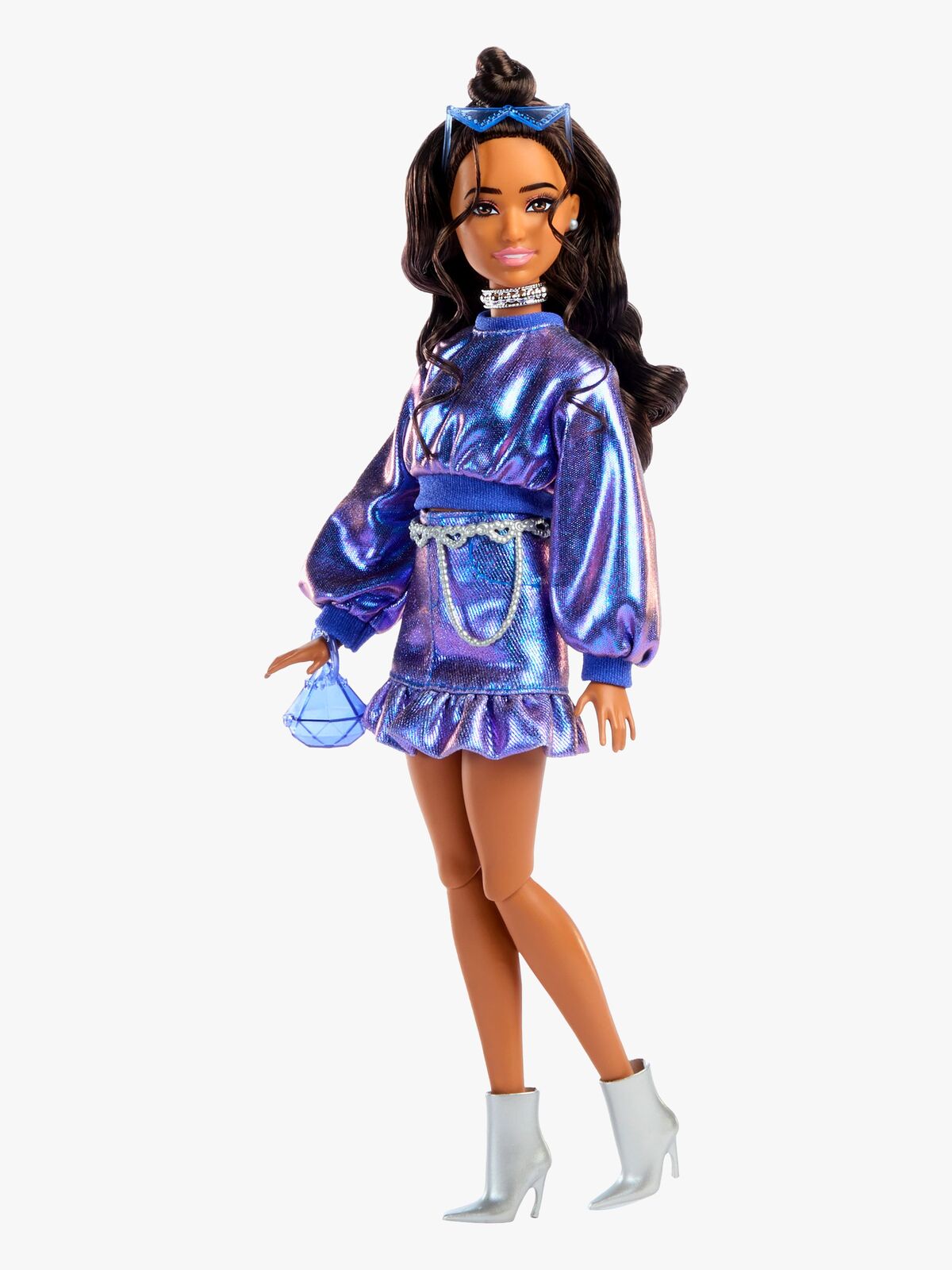 Barbie Deluxe Style Dukke i Blå Outfit