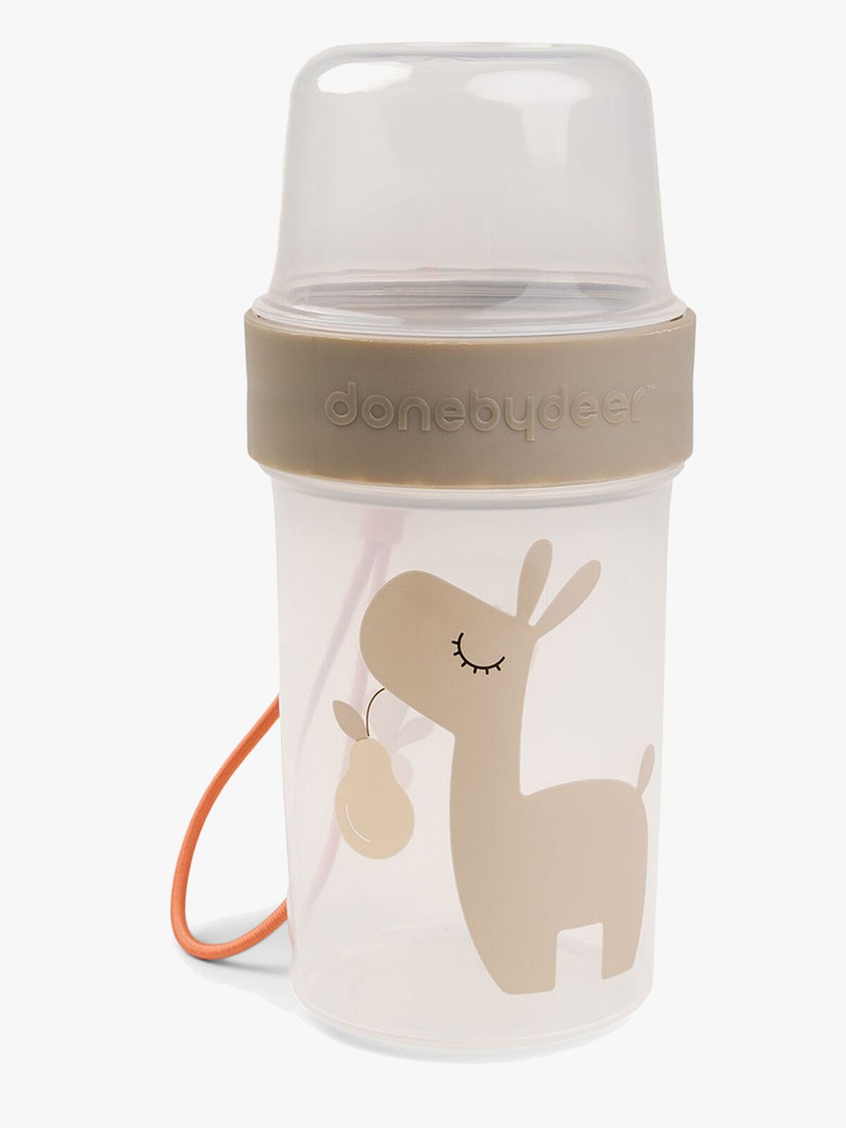 Done By Deer Lalee To Go Two-Way Snackbeholder, Sand