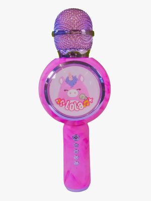 Squishmallows Karaoke-mikrofon Popsing Lola LED