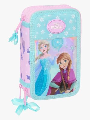 Frozen Cool Days Tredelt Penalhus, Lyserød/Turkis