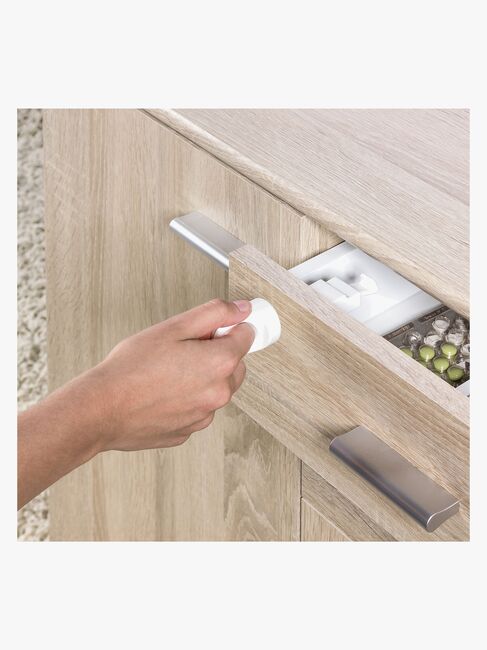 Reer Magnetisk Lås 4-pak, Hvid