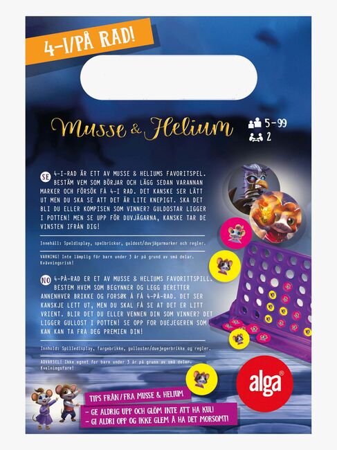 Alga Musse & Helium 4 På Stribe