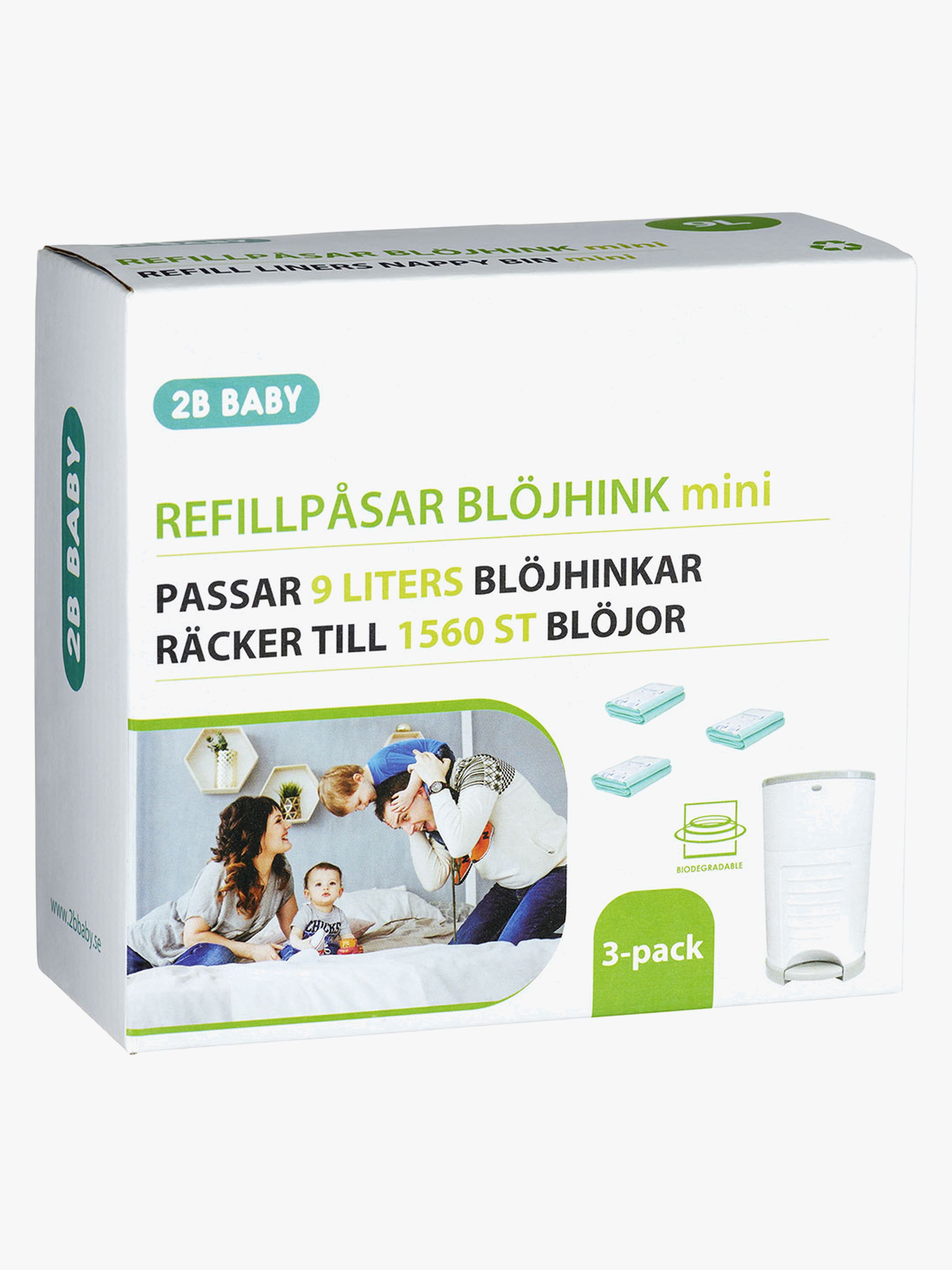 2B Baby Refillposer Mini 3-pak til Blespand
