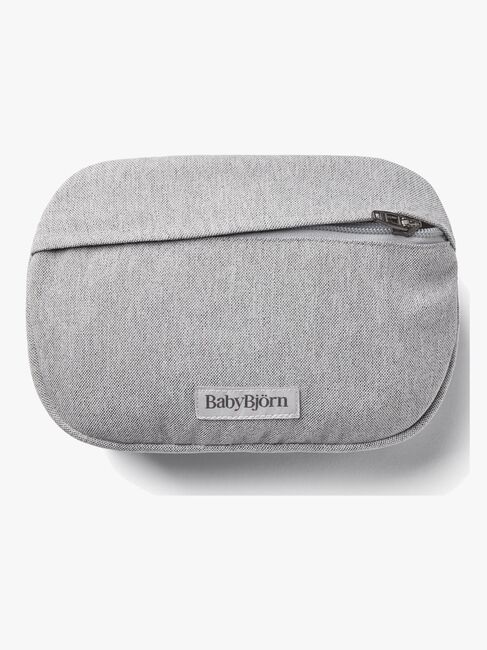 BabyBjörn Opbevaringslomme Bæresele Woven, Light Grey Melange
