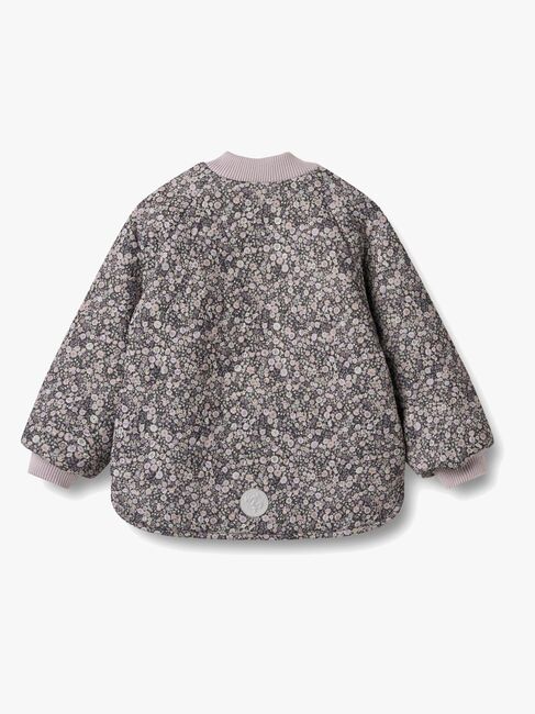 Wheat Lake  Vendbar Termojakke, Black Sea Flowers