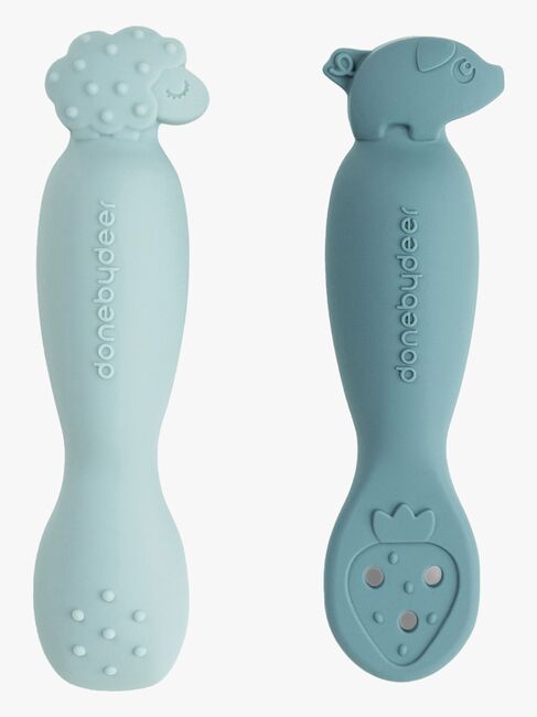 Done By Deer Tiny Farm Skeer 2-pak, Blue