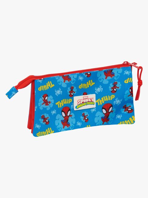 Spidey And His Amazing Friends Penalhus med 3 Rum, Blå