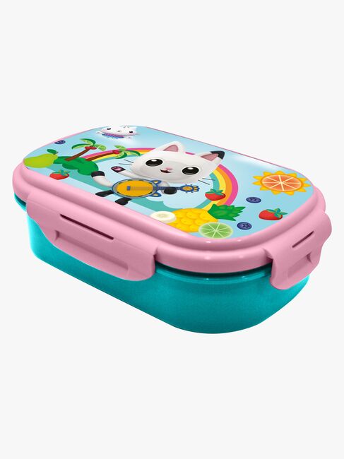 Gabby's Dollhouse Madkasse med Bestik, Blå/Pink