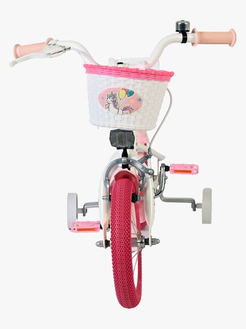 Volare Unicorn Cykel 12 Tommer, Hvid