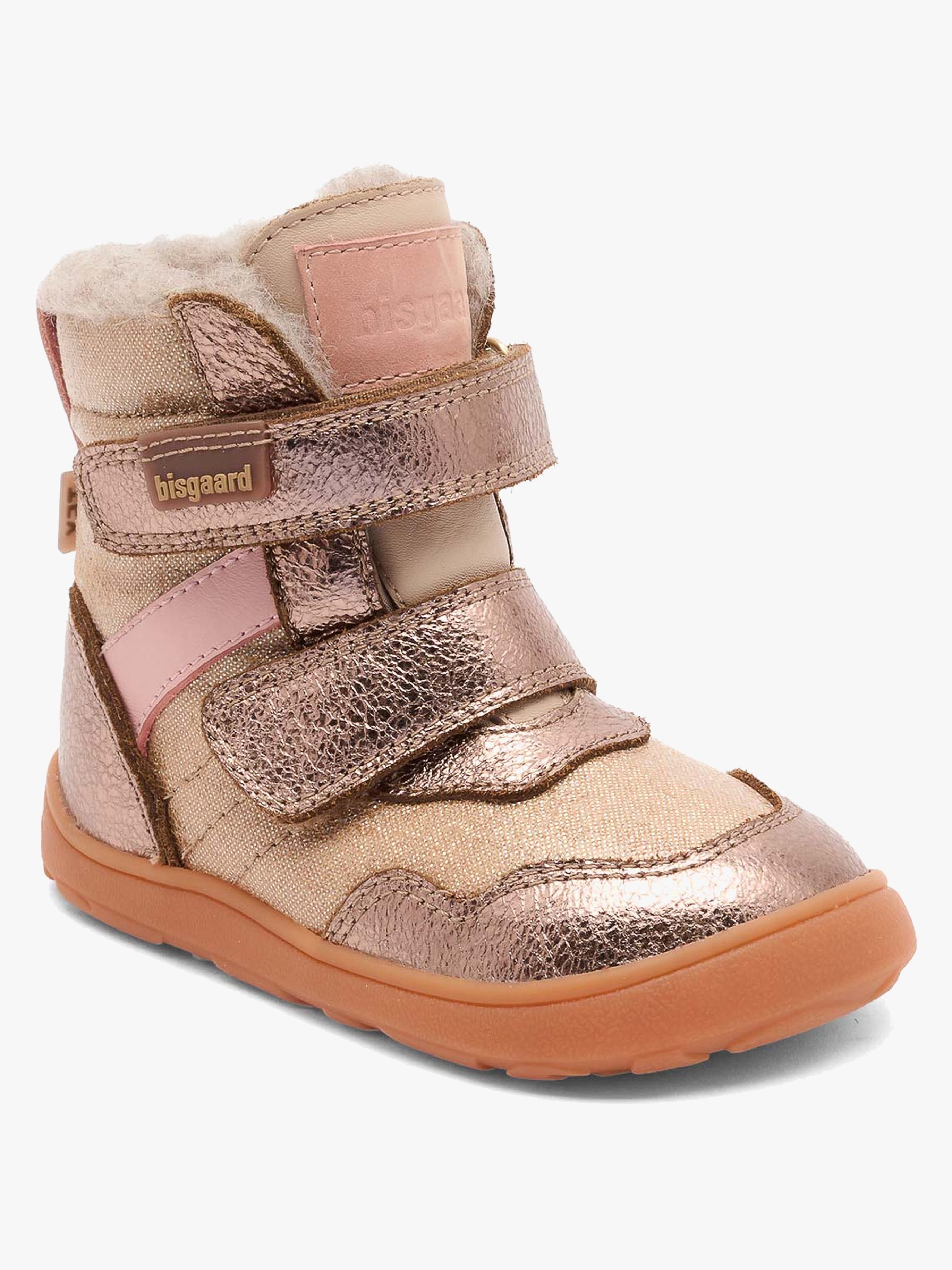 Bisgaard Timo Tex Barefoot Vinterstøvler, Rose Gold, 25