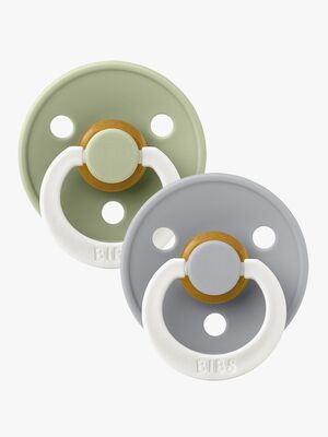 BIBS Sut Colour 2-pak Latex Str. 3 Sage Glow/Cloud Glow