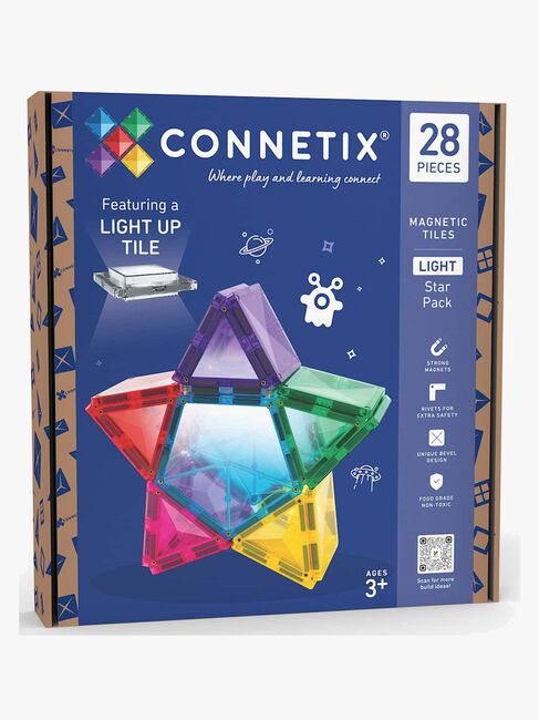 Connetix Magnetiske Byggeklodser Light Star 28 Dele