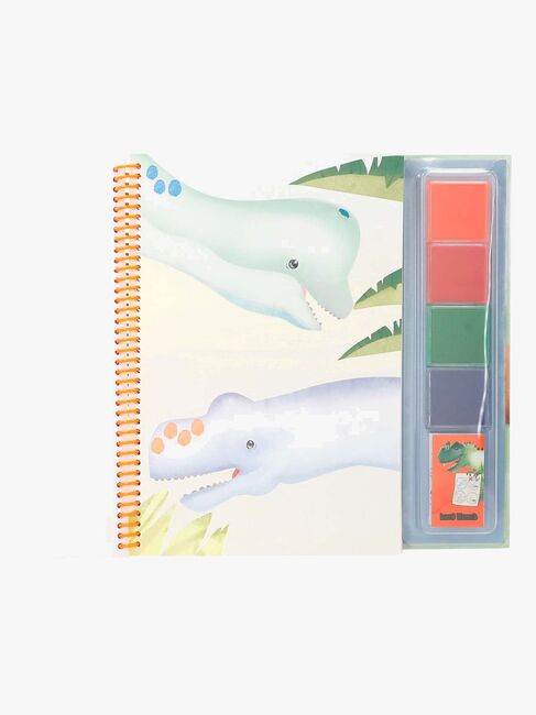 Dino World Fingerprint Fun Malebog