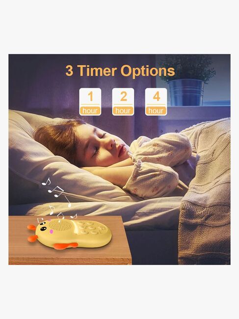 Lippa Humlebi Hvid Støj Natlampe, Gul