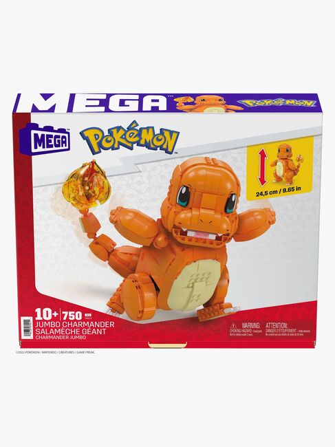 Mega Pokémon Figur Jumbo Charmander, 750 dele
