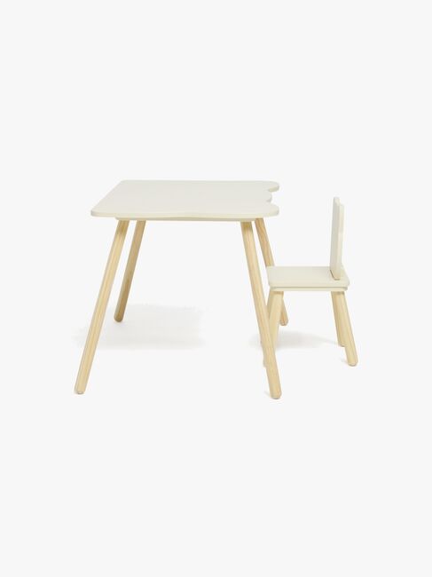 Alice & Fox Skrivebord med Stol Kat, Lysegul