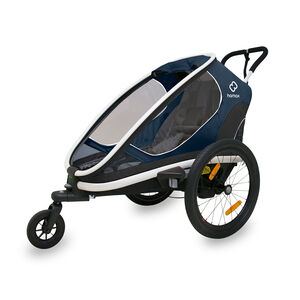Hamax Outback One Reclining Cykelanhænger 2019, Navy/White