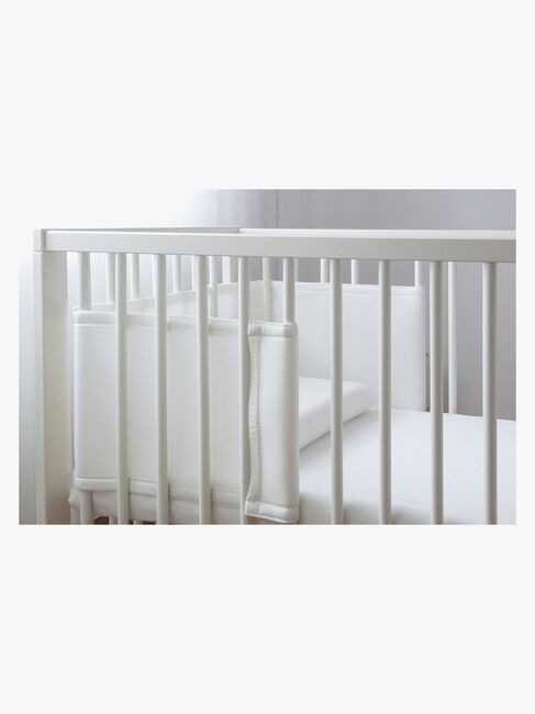 BabyMatex Bump Air Sengerand 30 x 180 cm Åndbart, Hvid 