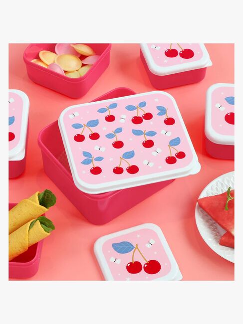 A Little Lovely Company Madkasse-sæt, Kirsebær