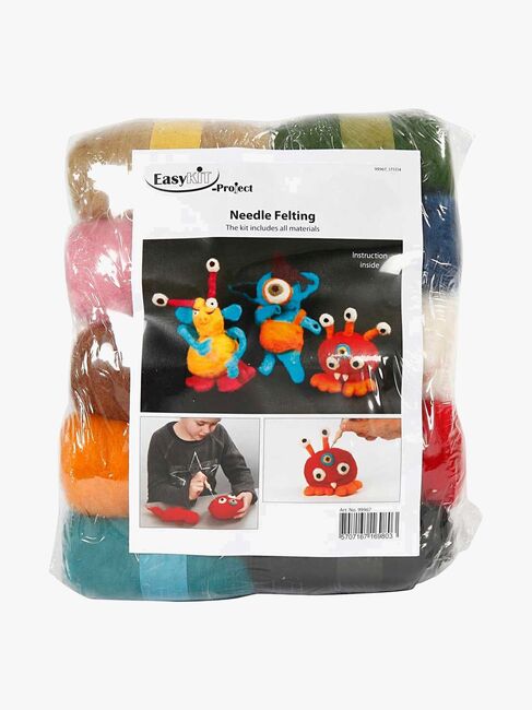 EasyKit Nålefiltning Startsæt Blandede Farver