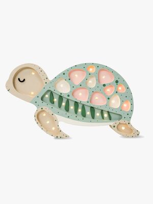 Little Lights Lampe Skildpadde, Seafoam Pink