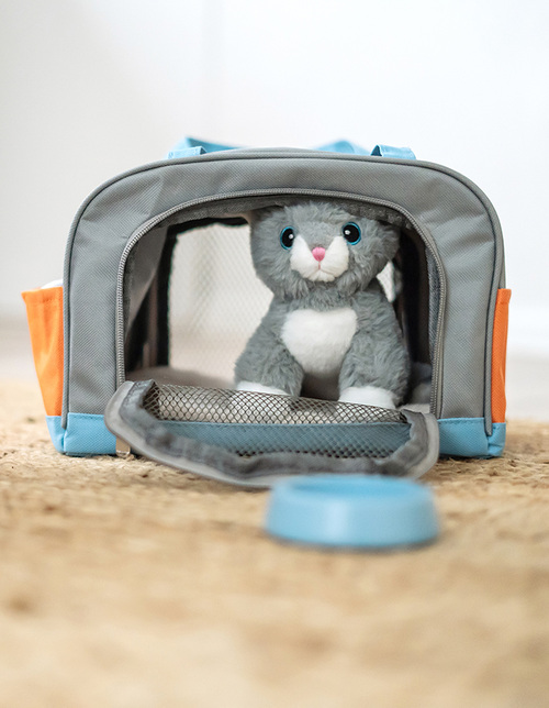 Small Foot Kat med Taske og Plejesæt