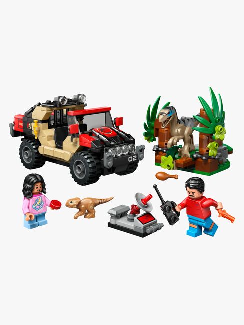 LEGO Jurassic World 76972 Offroad-flugt fra raptor