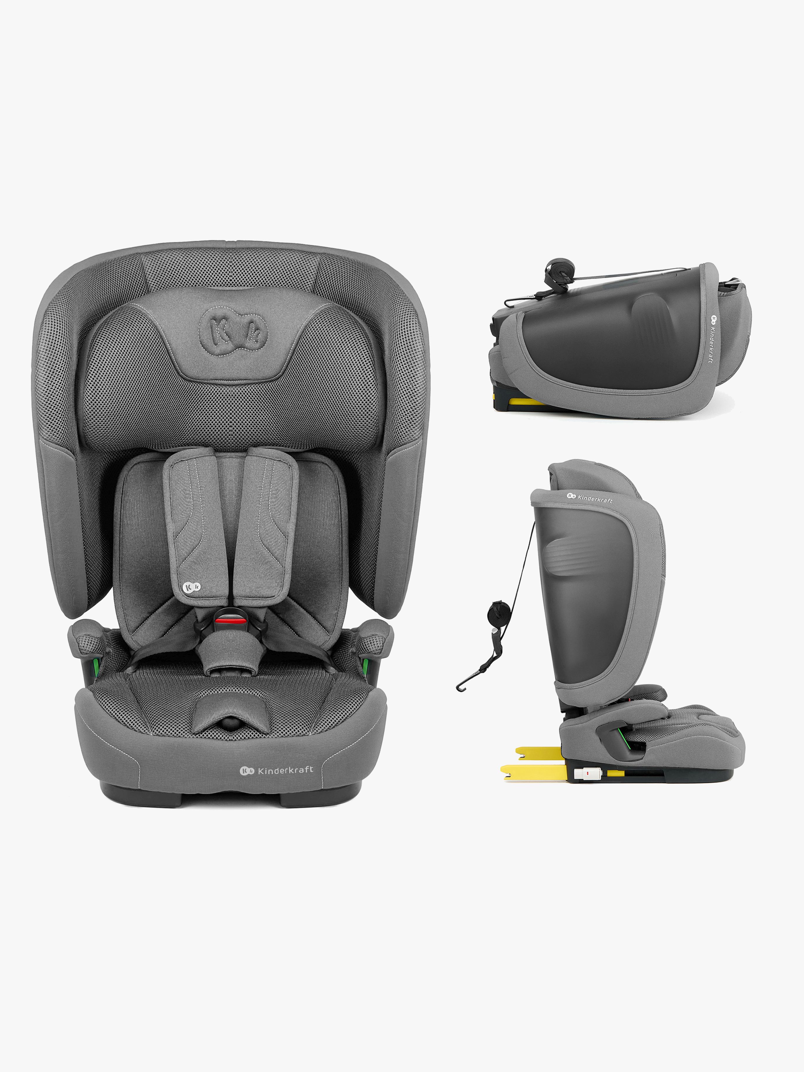 Kinderkraft FIX2GO i-Size Autostol, Grey
