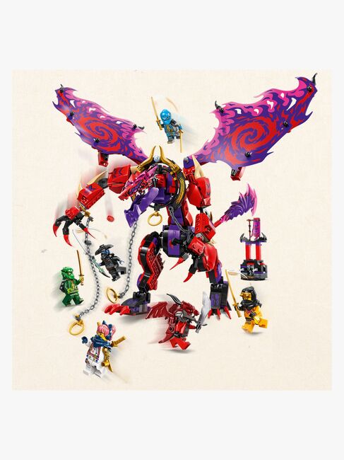 LEGO Ninjago 71832 Kaosdragen Thunderfang