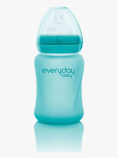 Everyday Baby Varmeindikator Sutteflaske Glas 150 ml, Turkis