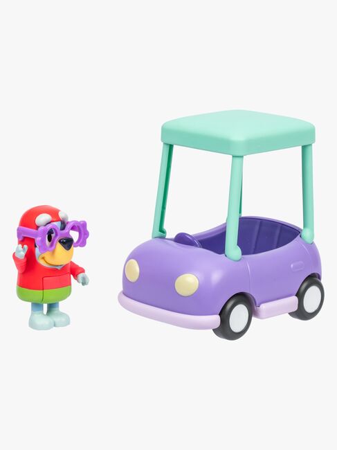 Bluey Figur med Transportmiddel Janet
