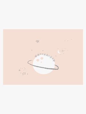 BimbiPirulos Casual Vægdekoration 4-Pak Univers, Lilla