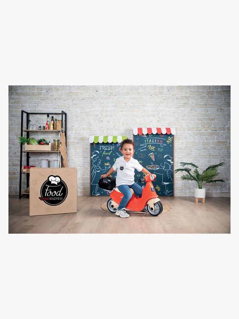 Smoby Gåmotorcykel Food Express, Rød