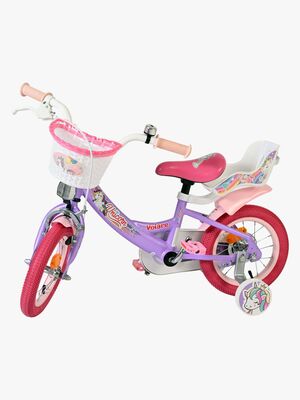 Volare Unicorn Cykel 12 Tommer, Lilla