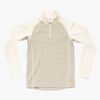 Devold Duo Active Merino Zip Neck Jr Trøje, Raw White