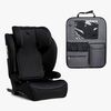 Beemoo Ride i-Size Autostol ISOFIX inkl. Beemoo Deluxe Sædebeskytter med Opbevaring, Black Stone