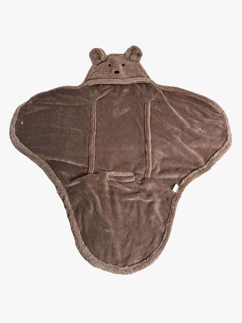 Mini Dreams Bjørn Svøbetæppe, Brun