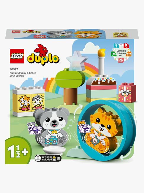 LEGO DUPLO 10977 Min Første Hvalp Og Killing Med Lyde