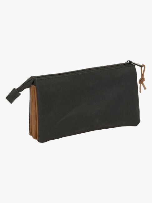 One Piece Penalhus med 3 Rum, Sort