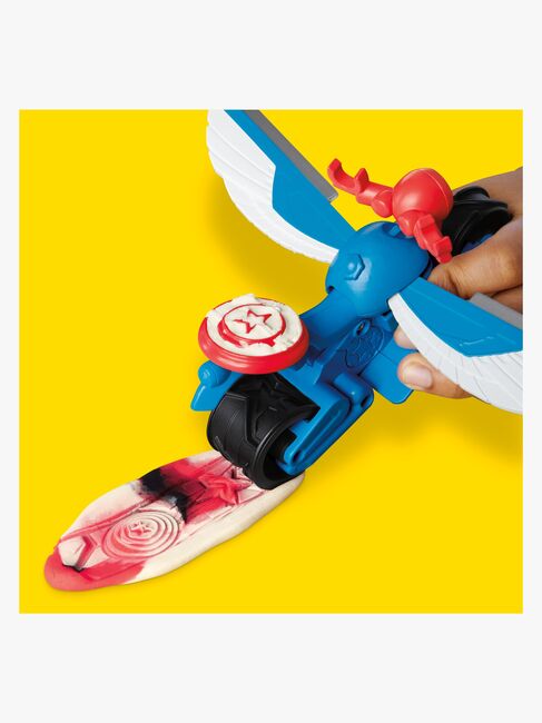Play-Doh Captain America Legesæt Moto-Slicer
