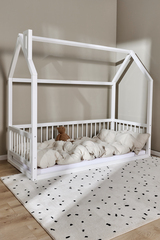 Minitude Nordic MASON Junior-/Montessori-seng 70x160, Hvid