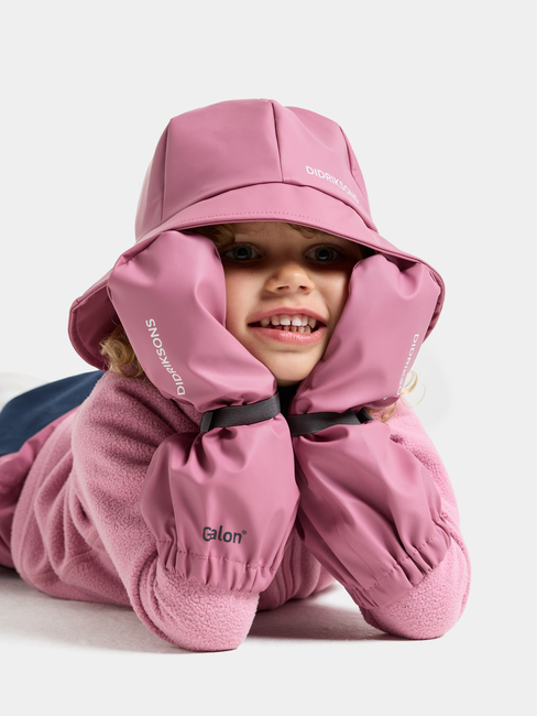Didriksons Pileglove Forede Regnvanter, Heather Pink