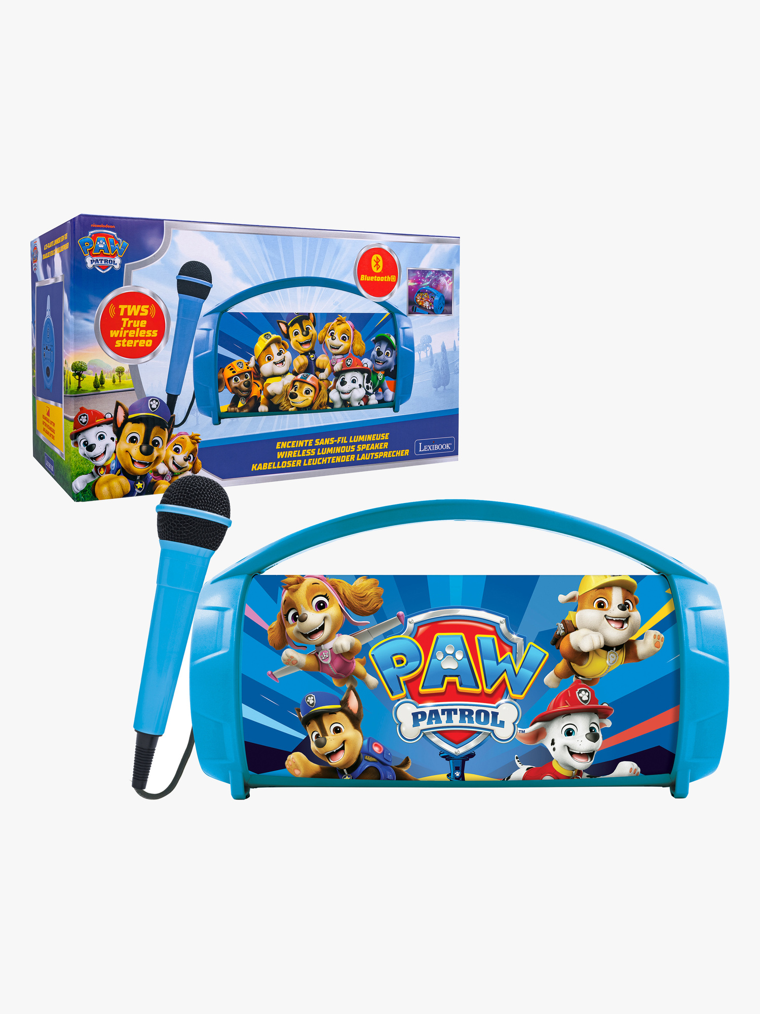 Paw Patrol Lexibook Paw Patrol Højttaler Med Lys Og Mikrofon