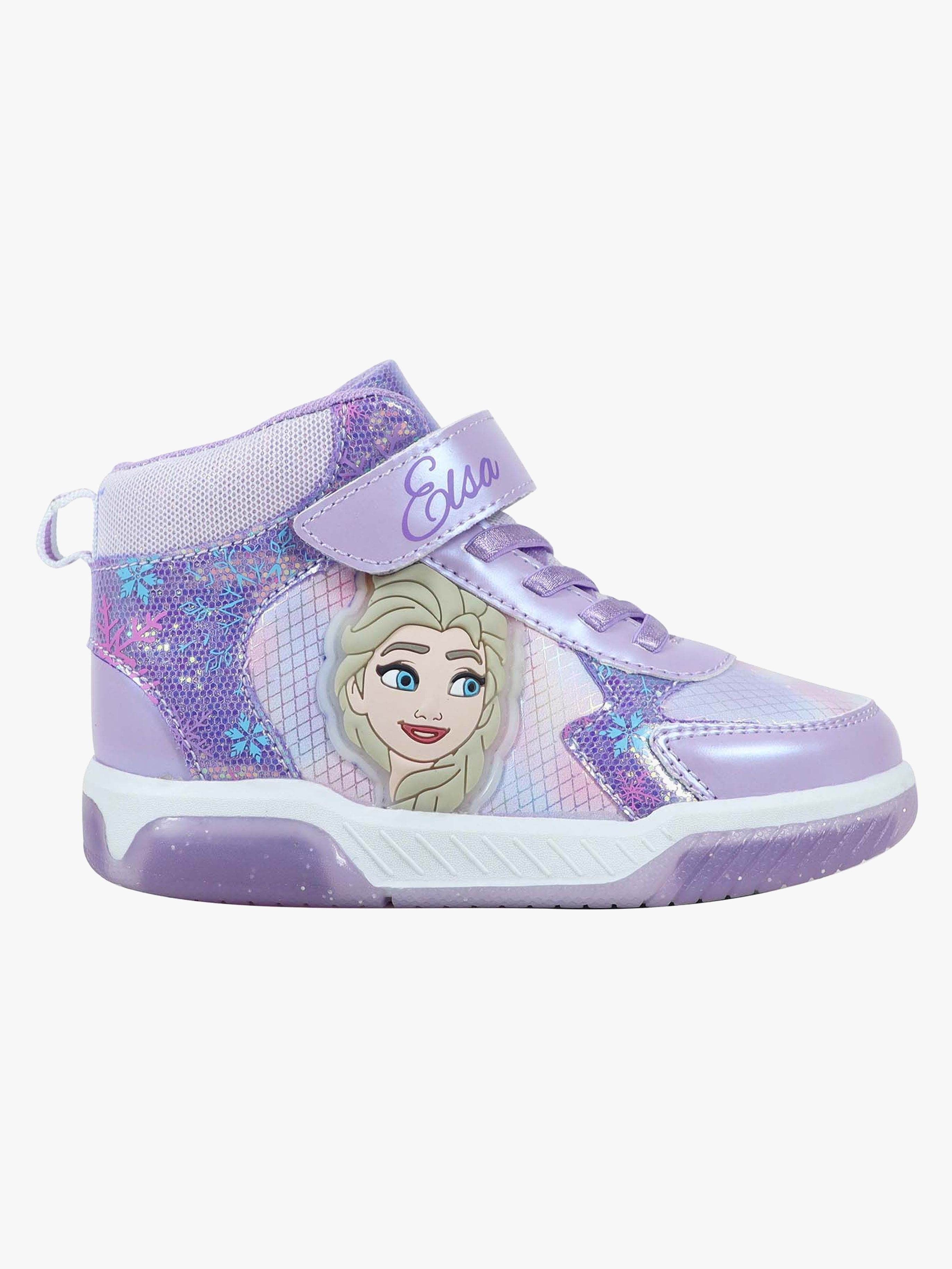 Disney Frozen Blinkende Mid Sneakers, Syrenfarvet, 24